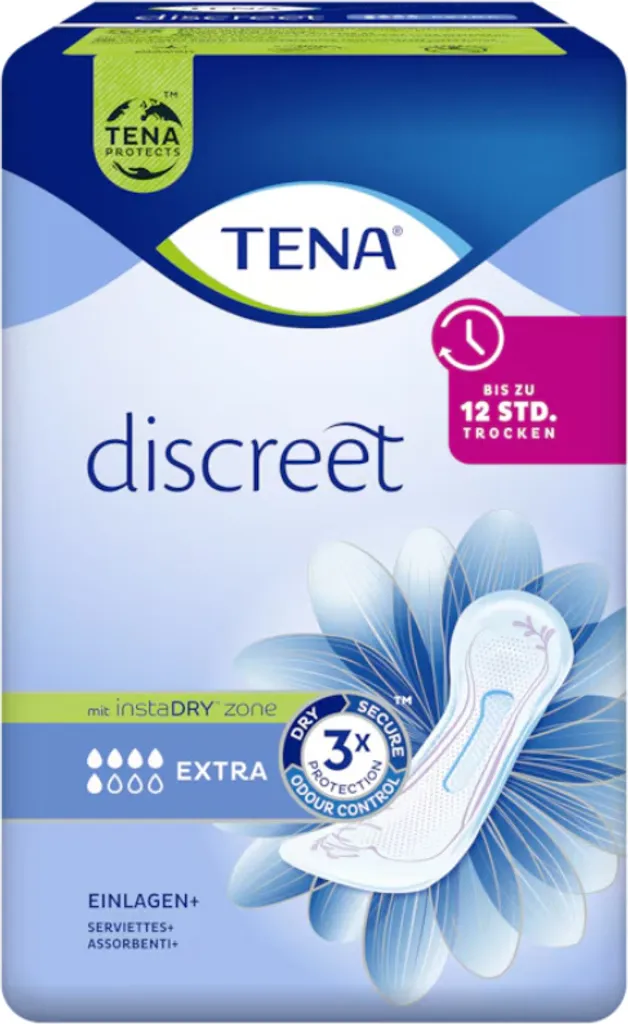 Serviette Incontinence Tena Lady Discreet Extra Pack 240 Protections