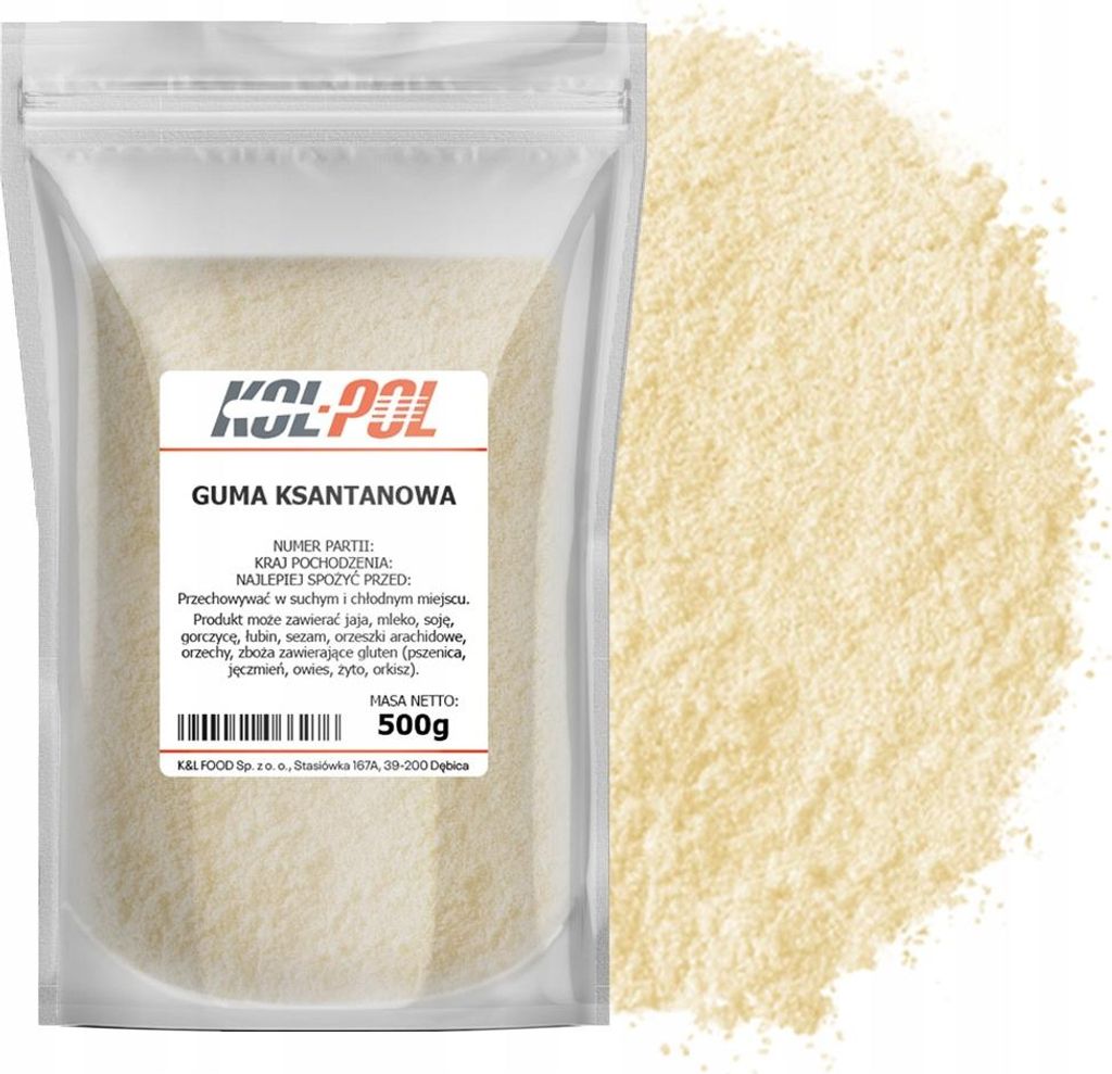 GUMA KSANTANOWA 500g Naturalna mocna zagęstnik spożywczy Zdjęcie produktu 