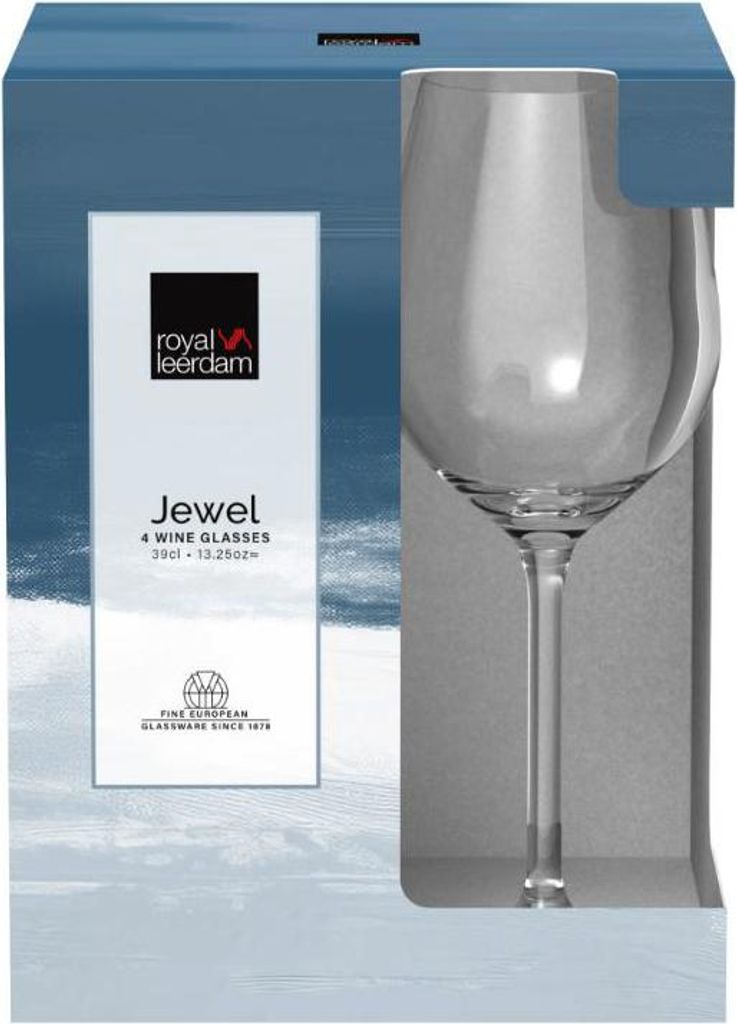 Royal Leerdam Weingläser Set 4 Stück - Multicolor 38cl Gläser