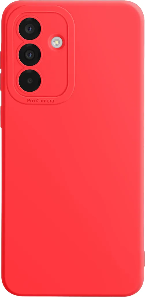 Custodia Avizar Silicone Soft per Samsung A36 - Rosso Elegante