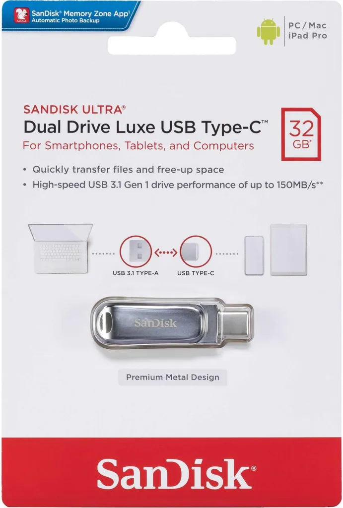 Recensione SanDisk Luxe 32GB USB 3.1 - La Migliore Chiavetta OTG