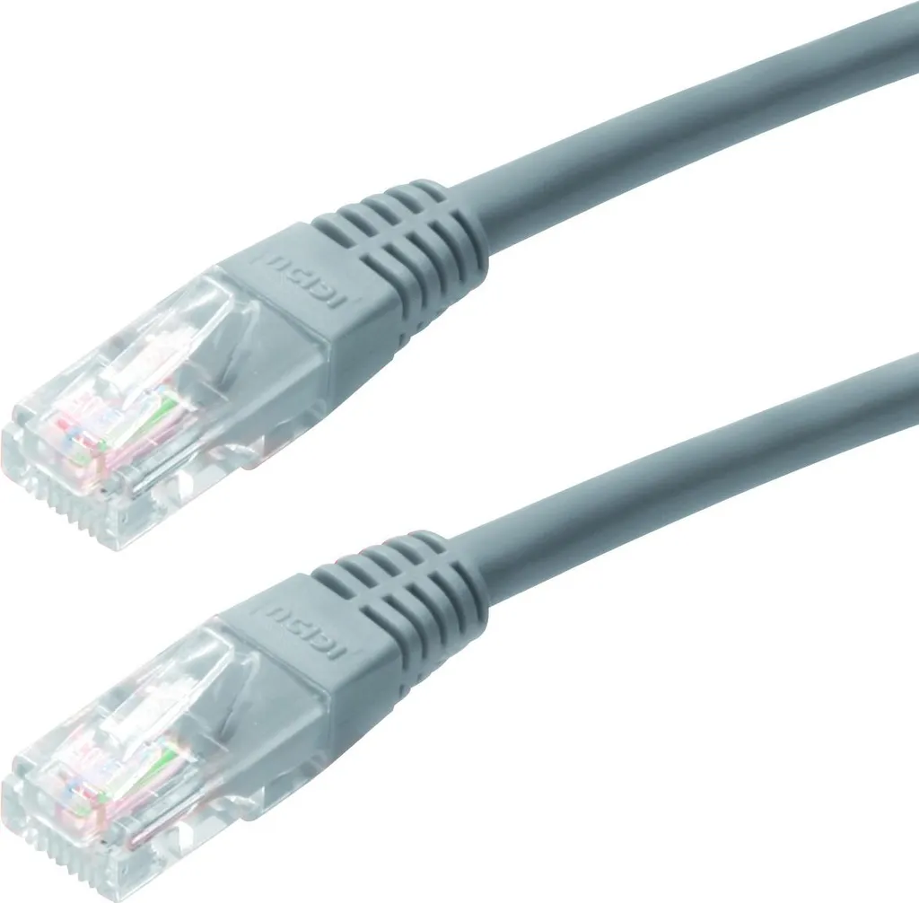 Câble de Connexion Internet Cat6a STP 2m Gris pour Fibre et Serveur