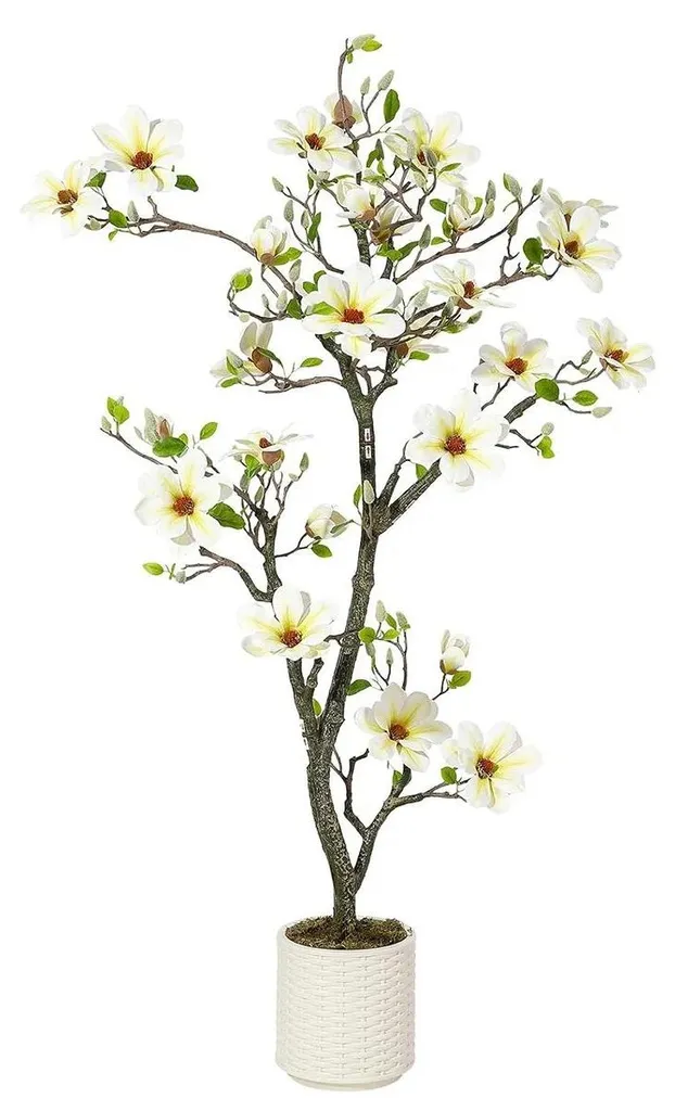 Magnolia artificiel 150 cm bleu : une plante sans entretien et durable
