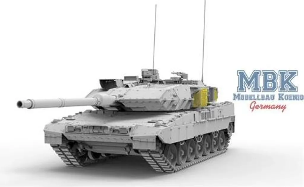 Char Leopard 2 A7V Border Model BT-040 Maquette de Blindé de Précision