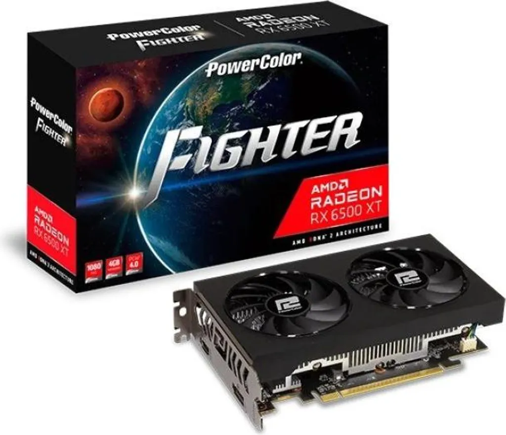 Carte graphique PowerColor RX 6500 XT pour le gaming 1080p