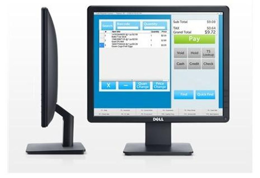 Dell E1715S - LED-Monitor - 43.2 cm (17") - 1280 x 1024 @ Produktbild 