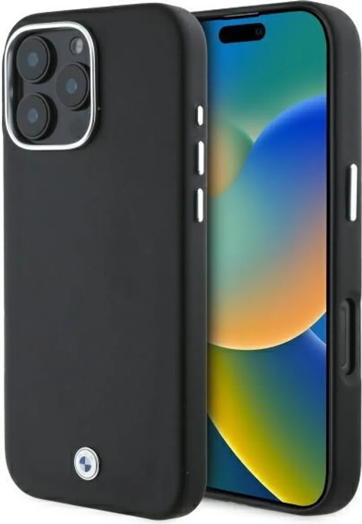 BMW Hardcase Nero iPhone 16 Pro Max - MagSafe Sign Full Metal