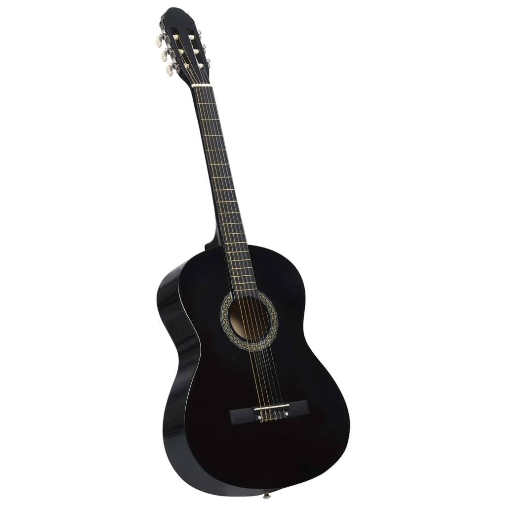 vidaXL Gitara klasyczna dla początkujących czarna 4/4 39" Zdjęcie produktu 