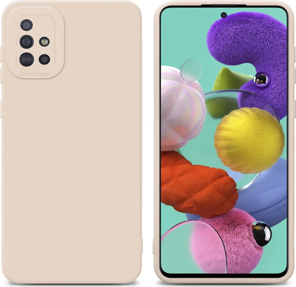 Cover Cadorabo Samsung Galaxy A51 4G / M40s - Protezione TPU Rosa