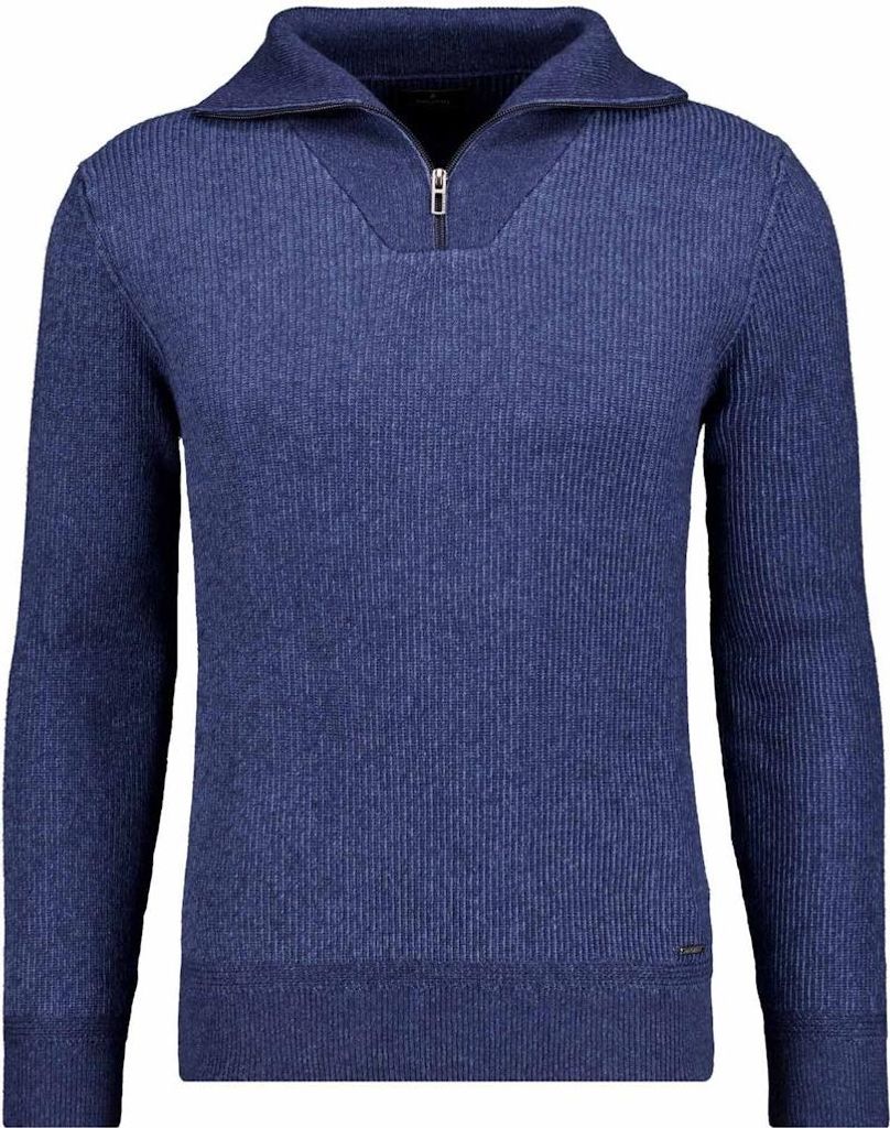Ragman Strickpullover mit Troyer-Kragen, bicolour 746862