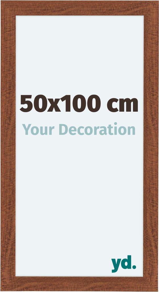 Bilderrahmen, 50x100 cm, Nussbaum, MDF, Como