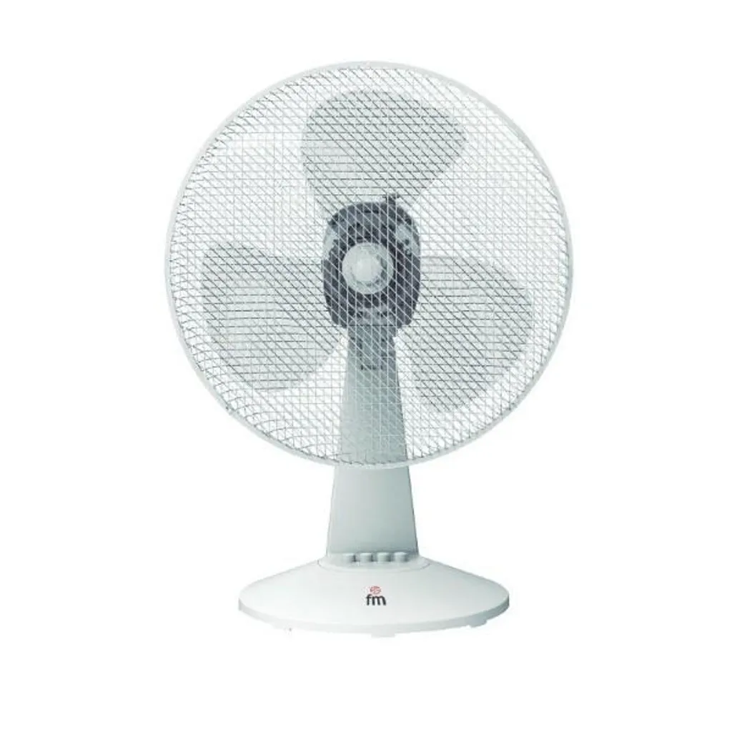 Ventilateur de bureau oscillant Grupo FM 40cm 40W 3 vitesses réglables