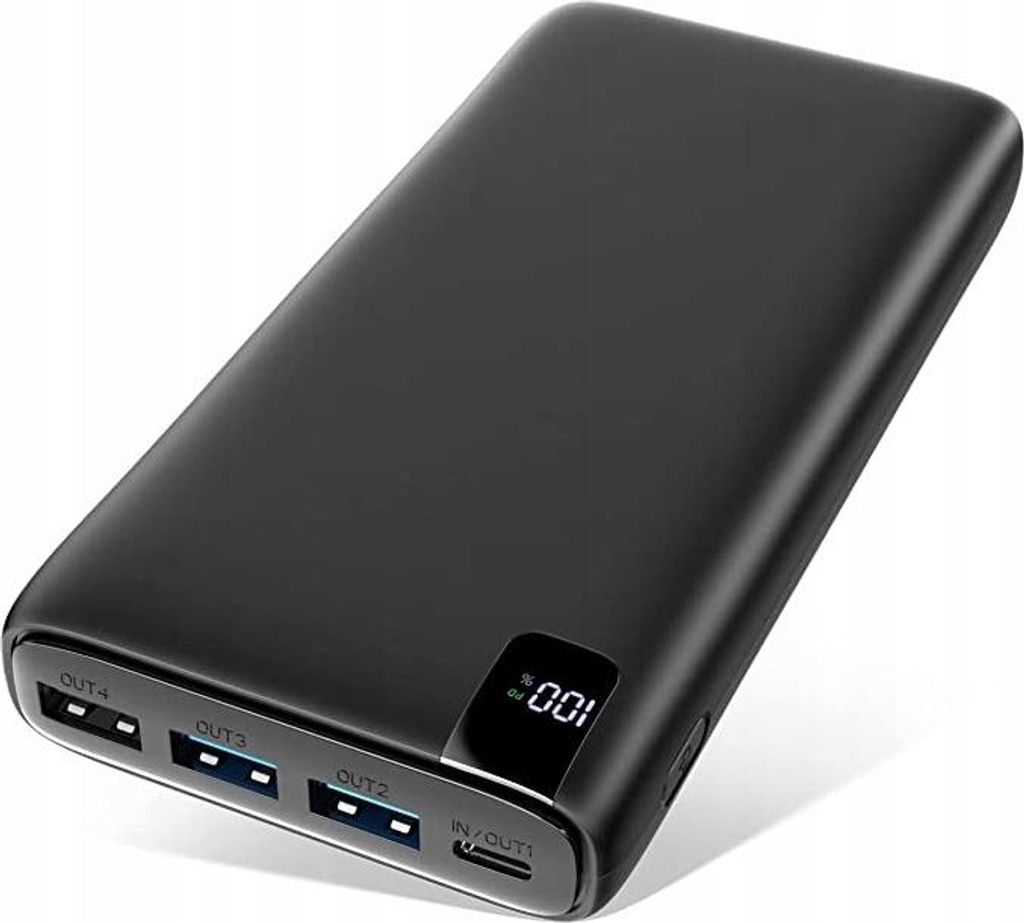 Powerbank 26800Mah 18W Pd Qc 3.0 4 Ausgänge Lcd Usb-C Schnelles Laden