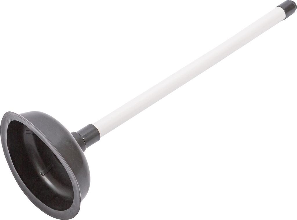 Ashley Kolben mit Kunststoffgriff – 14 cm – Schwarz