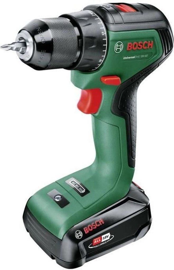Akku-Bohrschrauber UniversalDrill 18V-60, 1 x Akku PBA 18V Produktbild 