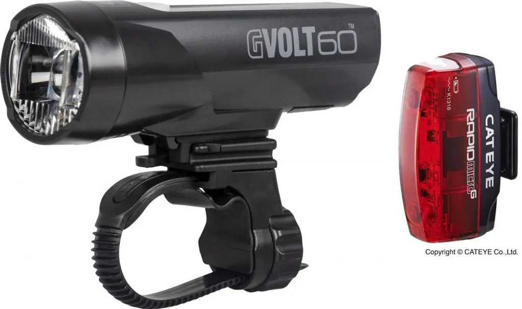 Kit Cat Eye GVolt 60 + Micro G : Éclairage 60 Lux Puissant et Compact
