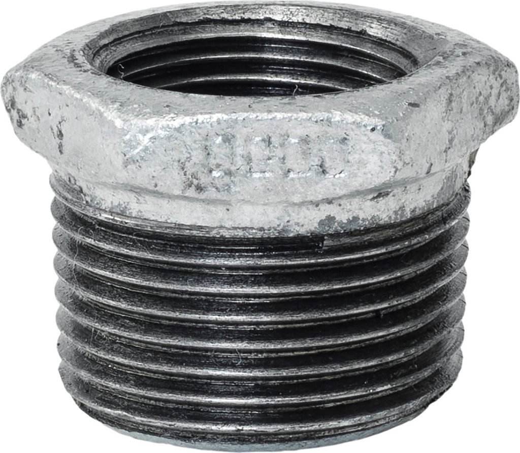 Reduzierstück 1" x 3/4" AG/IG Reduzierung verzinkt : 1 Zoll Außengewinde x 3/4 Zoll Innengewinde Größe: 1 Zoll Außengewinde x 3/4 Zoll Innenge...