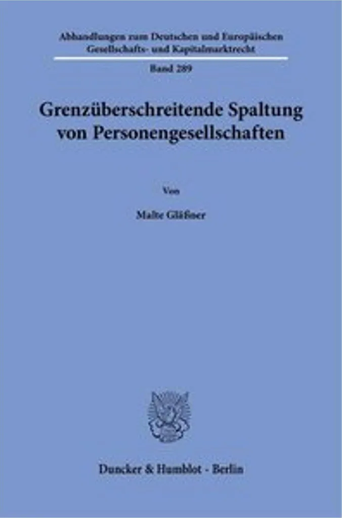 Sécuriser la Scission Transfrontalière des Sociétés de Personnes