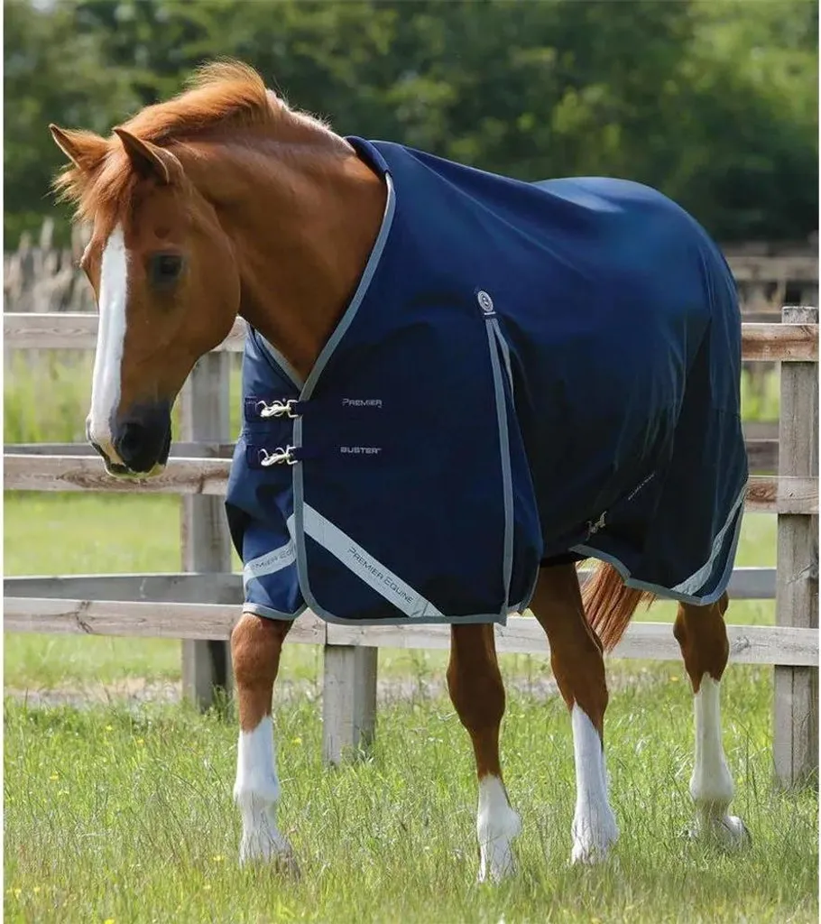 Couverture d'extérieur cheval Buster Zero Premier Equine bleu 191cm