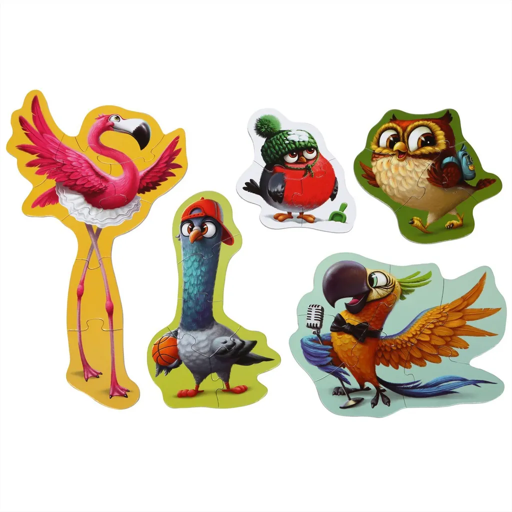 Puzzle Puzzlika Oiseaux : Le Jeu Anti-Frustration pour les Petits - 2