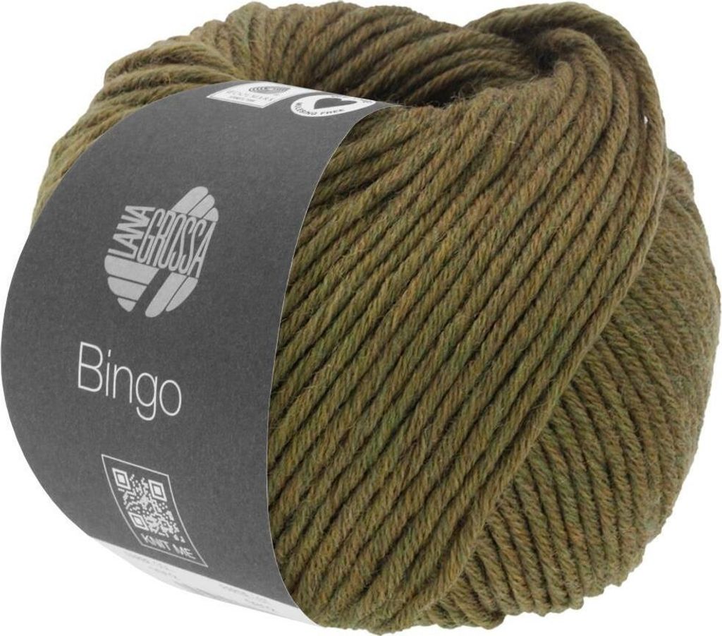 Lana Grossa - Bingo Melange 1012 oliv meliert Produktbild 