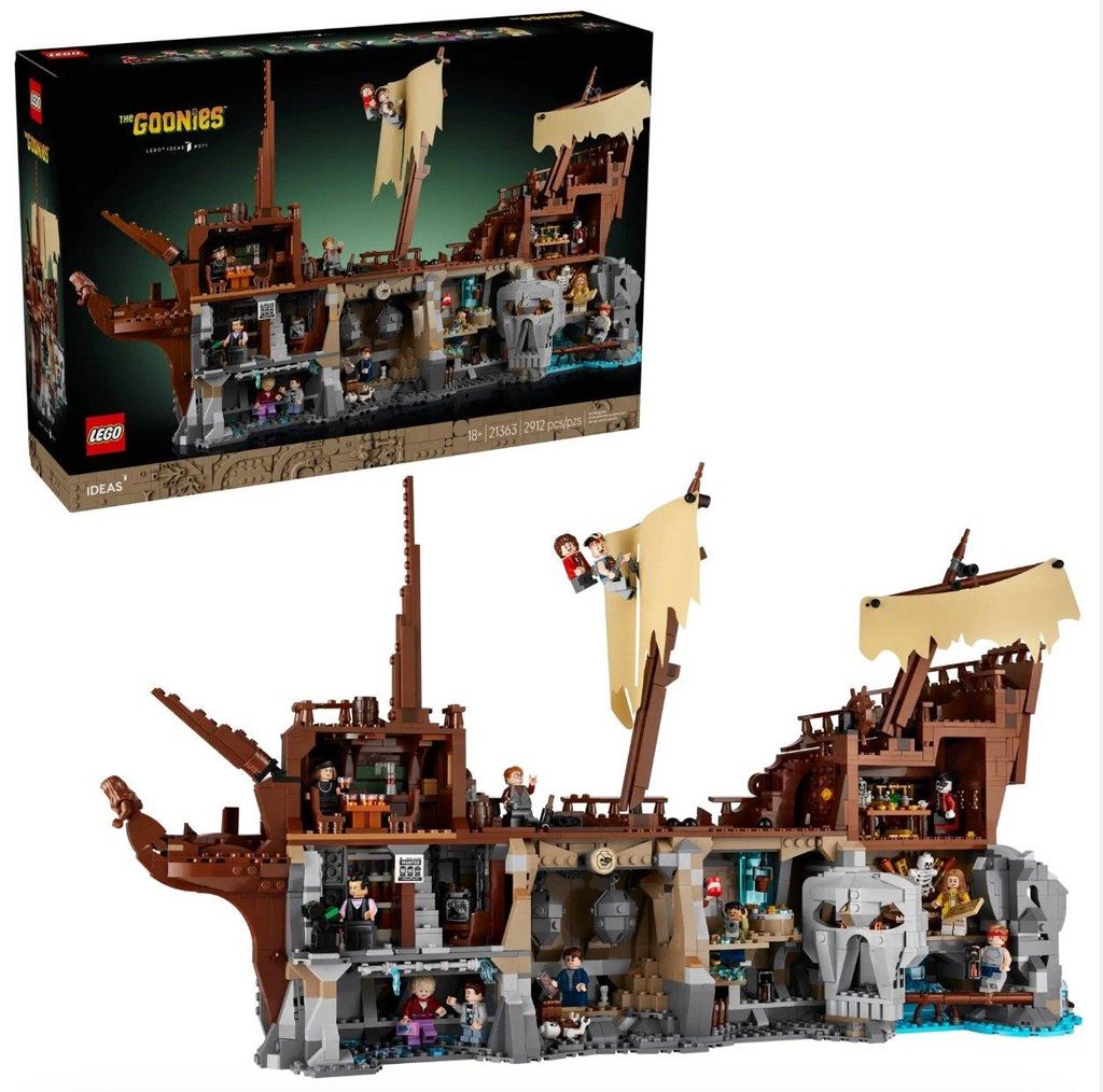 LEGO Ideas The Goonies, Stavebnica, 18 rok / roky, Plast, Obrázok produktu 