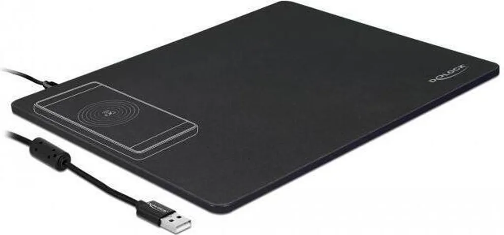 Tapis de souris charge sans fil rapide avec surface micro-texturée