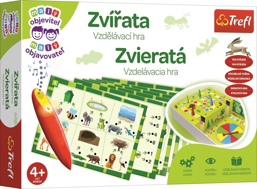 TREFL Little Explorer: Tiere der Welt + Zauberstift