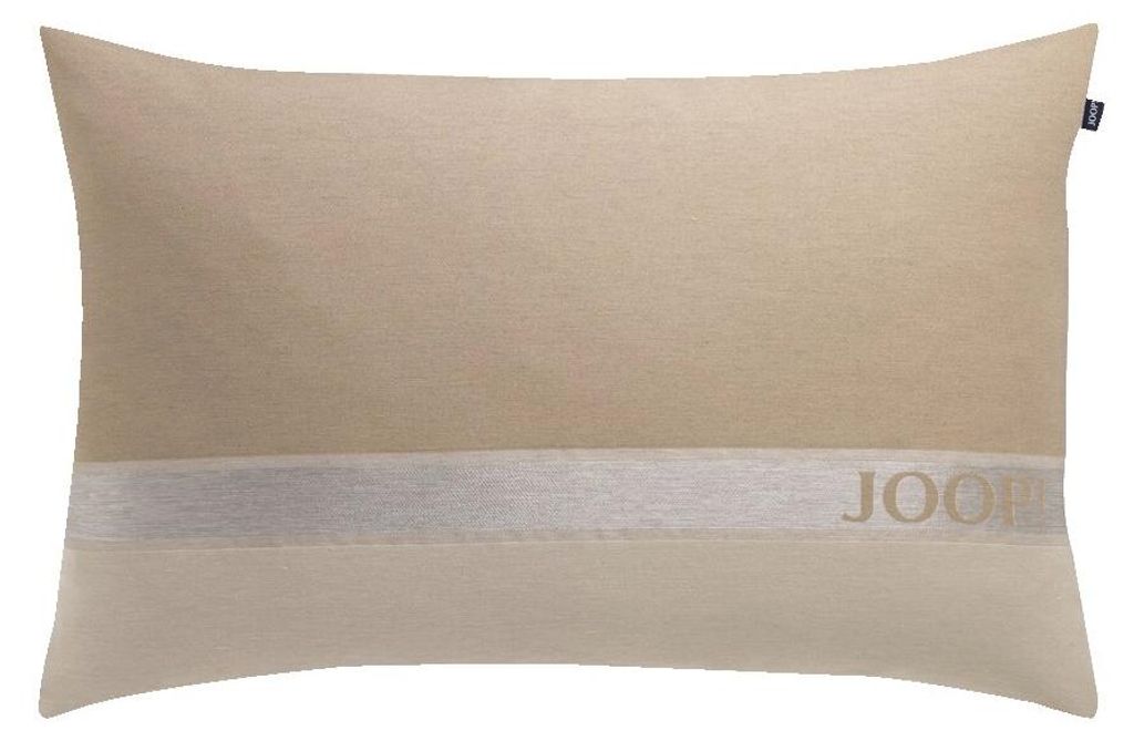 Joop J!CLASH Zierkissenhülle aus strapazierfähigem Polyester, Beige, 40x40 cm