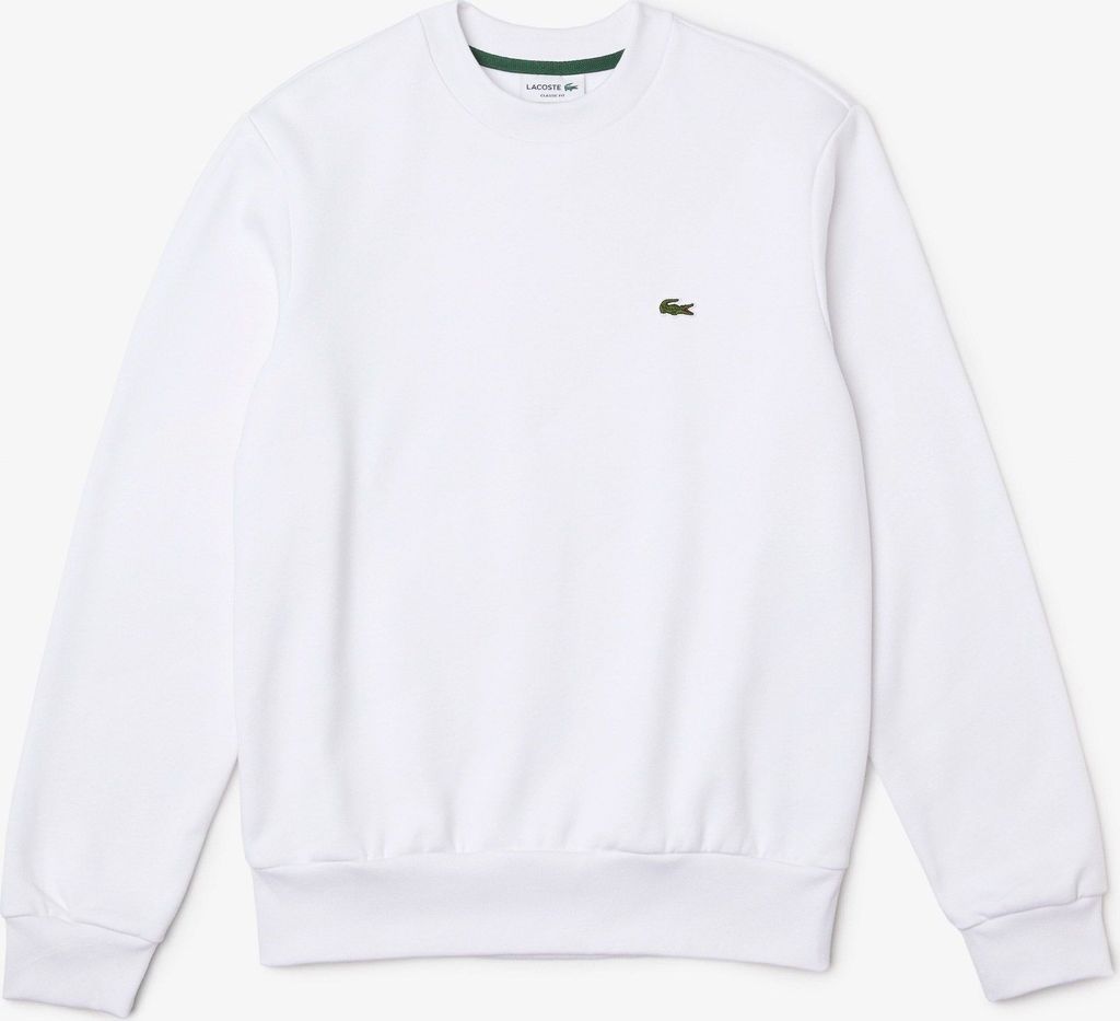 Lacoste Bio Baumwolle Fleece Crew Pullover Herren Produktbild 1