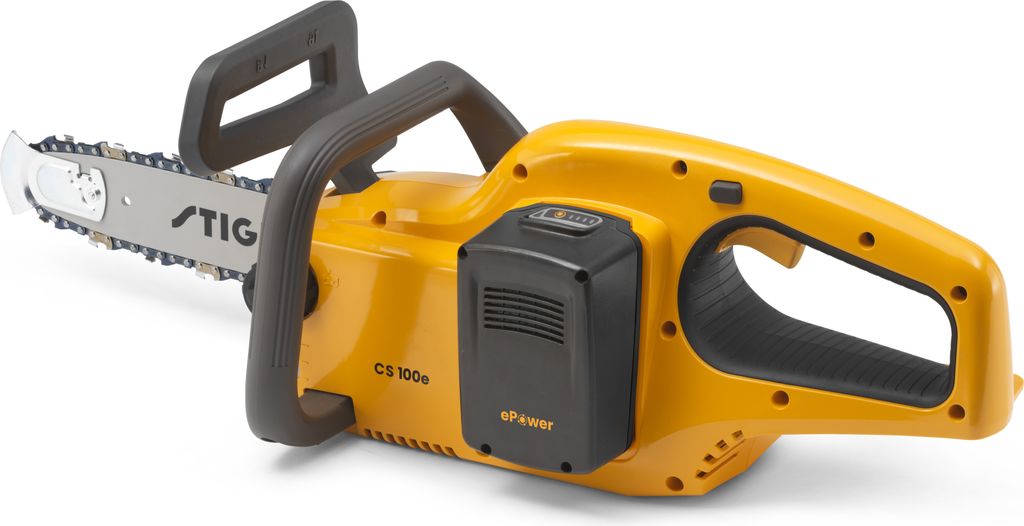 STIGA Akku-Kettensäge CS 100e inkl. 1 x 4 Ah Akku und Produktbild 