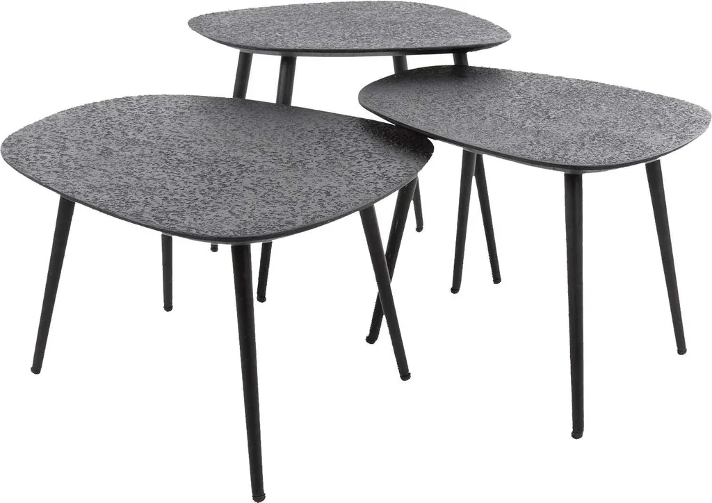 Petites tables basses Dragusin noires pour optimiser les petits salons