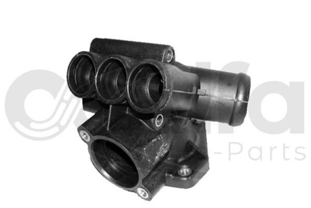 Alfa e-Parts AF08055 Kühlmittelflansch für VW Transporter IV Bus (70B, 70C, 7DB, 7DK, 70J, 70K, 7DC, 7DJ) Wasserflansch