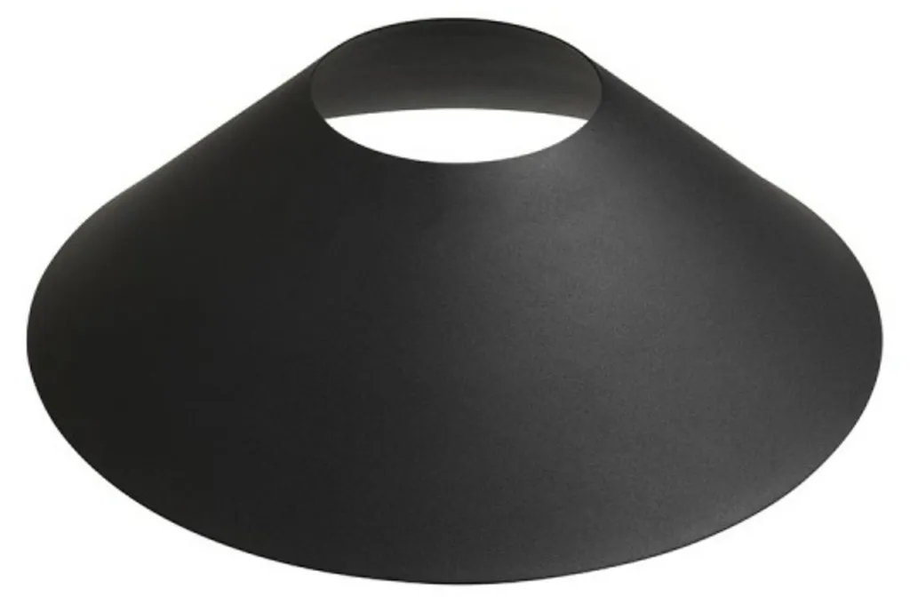 Abat-jour sphérique noir SFERA 36/12 en métal pour suspension moderne