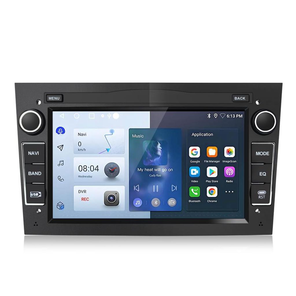 Carplay 2+64G Android13 WIFI BT DAB Autoradio android auto NAVI WIFI Für Opel Corsa D Astra H Vivaro Vectra C Zafira B RDS FM USB 2DIN