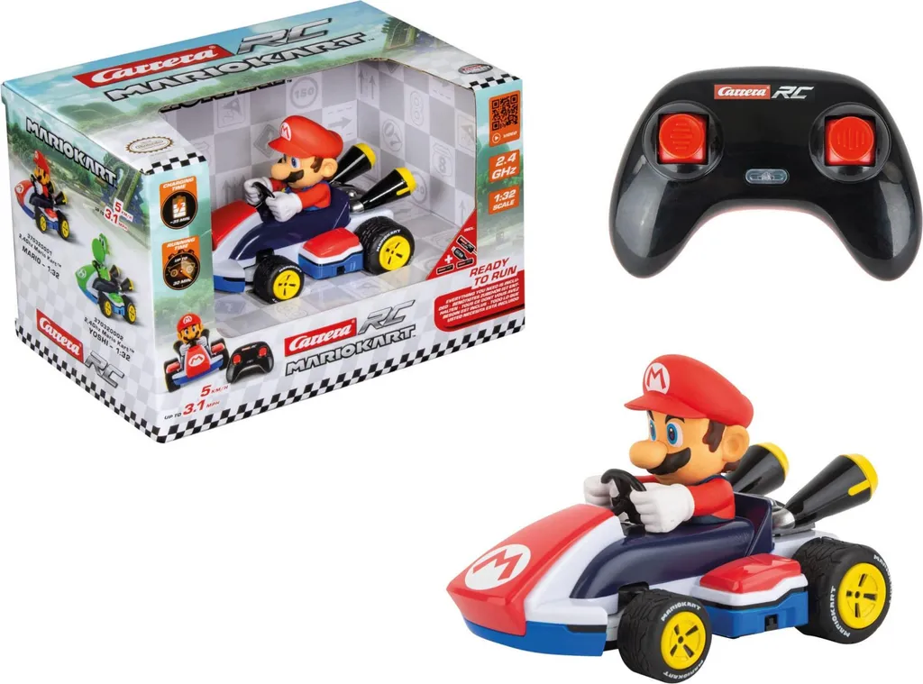 Mini voiture télécommandée Carrera RC Mario Kart anti-interférence