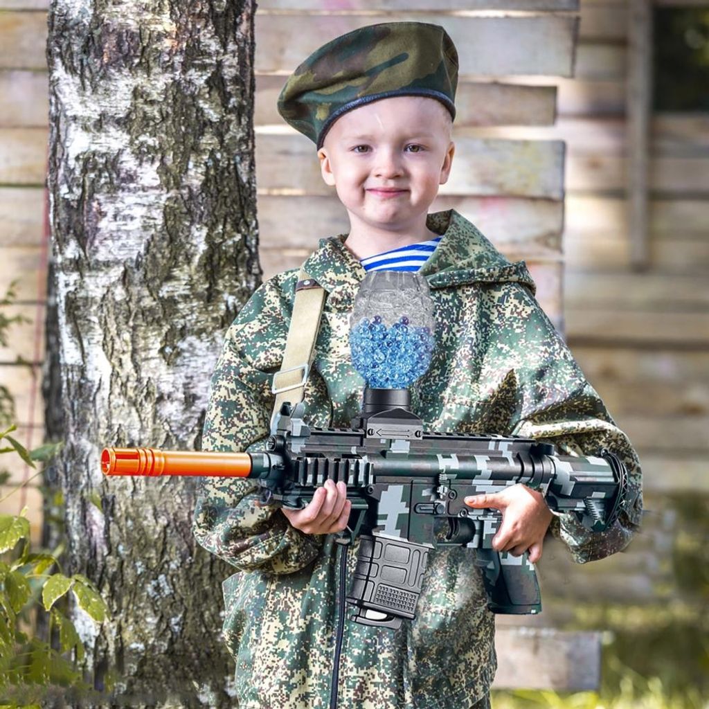 Elektrisches Gelball-Schießspielzeug, automatisches Spritzspiel, Outdoor-Aktivitäten, Geschenk für Kinder, Jungen und Mädchen