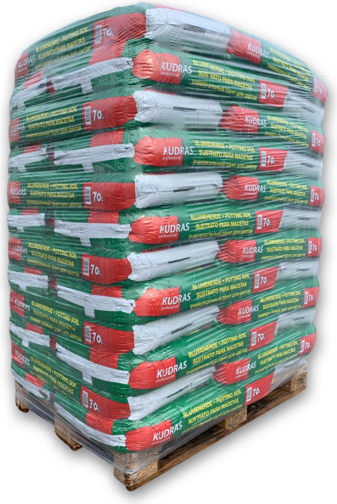 KUDRAS Blumenerde Palette (36x70L) 2520L Produktbild 