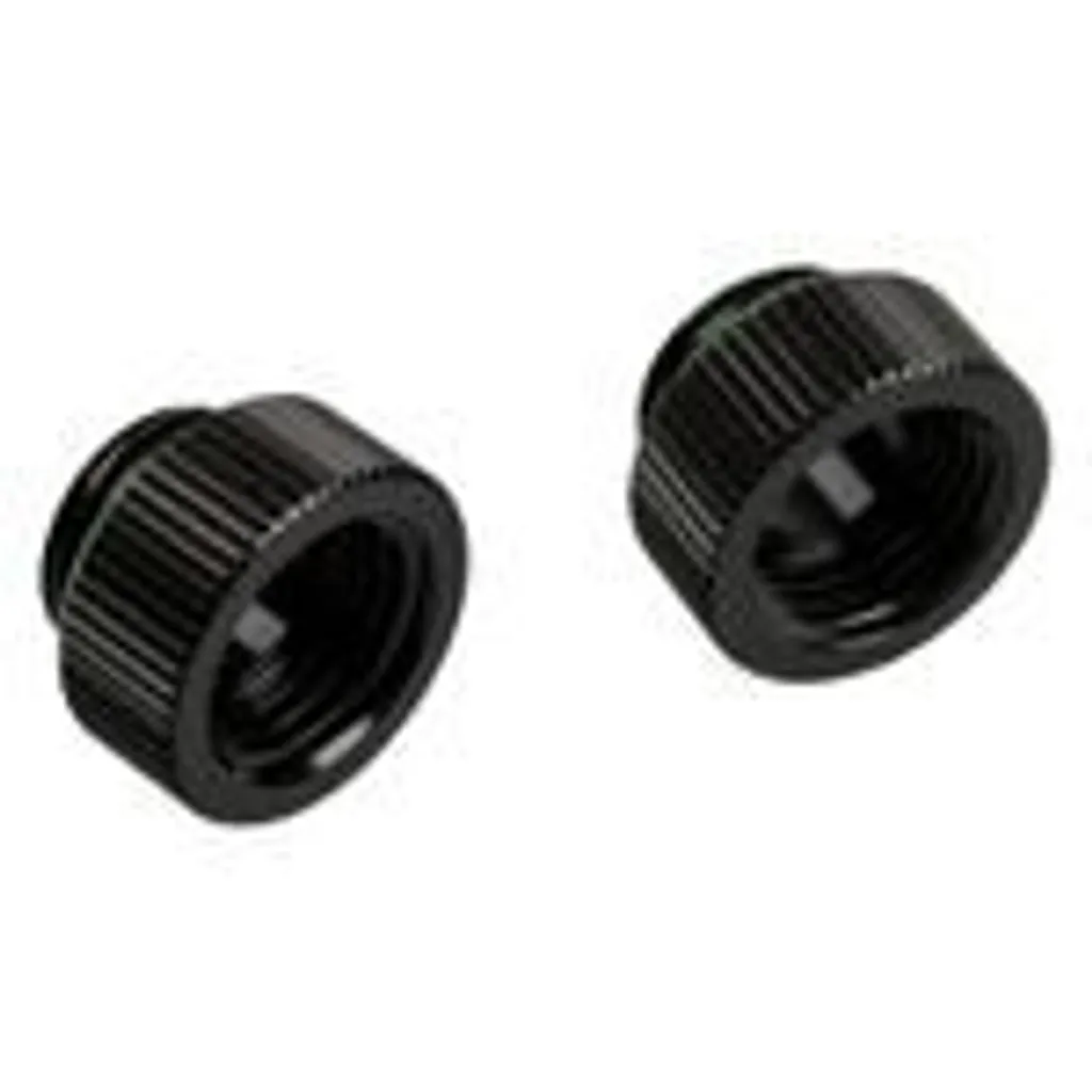 Adaptateur G1/4 Pouce Mâle vers Femelle Bitspower Touchaqua Noir x2