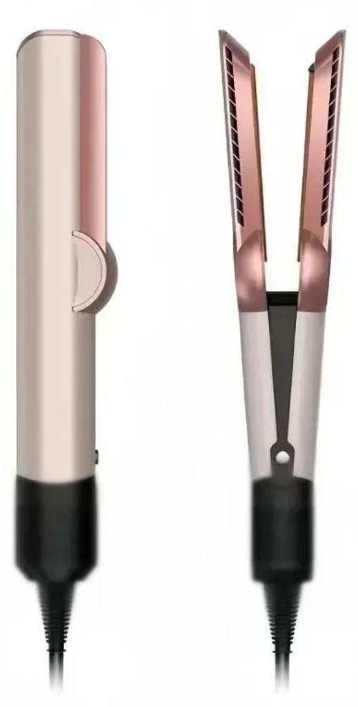 Appareil Coiffure 2-en-1 Technologie Ionique Anti-frisottis - Rose 220V