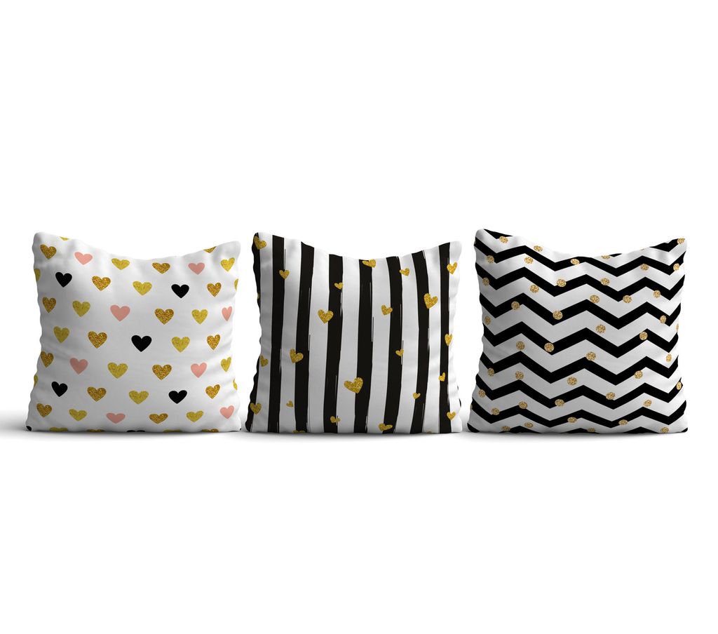 Evila Originals, Azury- KRL3107, Bunt, Kopfkissen, 50% Baumwolle / 50% Polyester