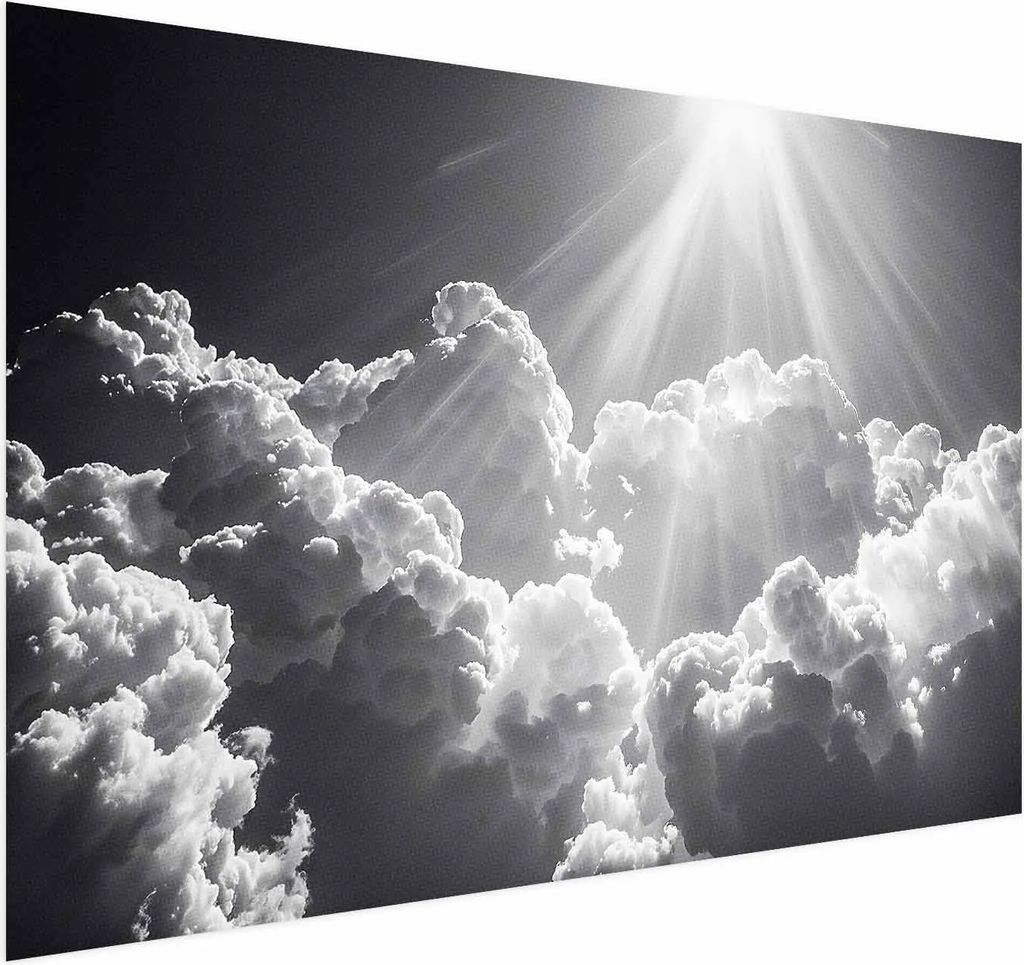Posterpapier Poster - Hope in the Clouds: Inspiring Sun Rays – Awaken Emotions 30x21 cm Muster b-H-10041-ao-a