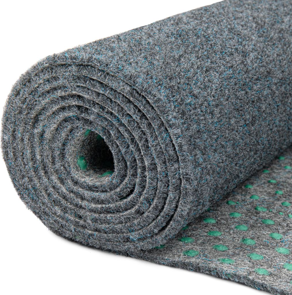 Tapiso Rasenteppich GARDEN Grau Balkon Terrasse 200 x 800