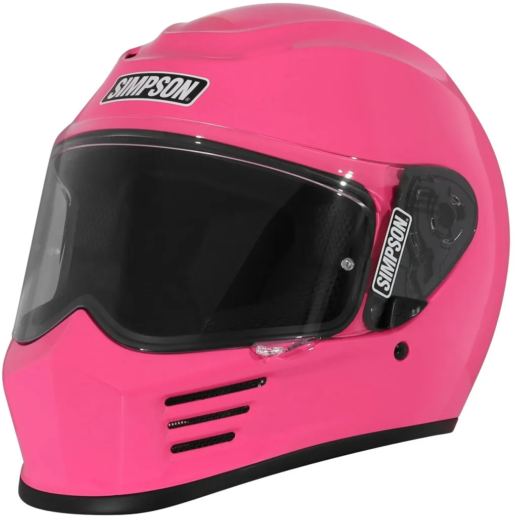 Casque Simpson Speed 06 Léger et Ventilé Rose M - Confort de Conduite