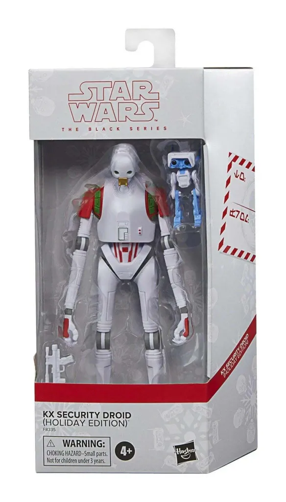 Star Wars The Black Series KX Droïde de Sécurité Édition de Noël 15 cm