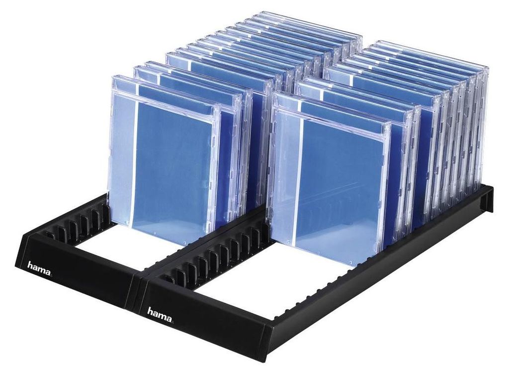 Hama CD Flipper 44 - Medienablage - Kunststoff - Schwarz - Produktbild 