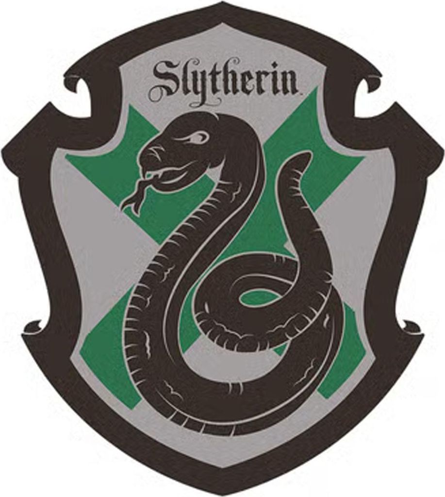 Harry Potter - "Wizarding World" Slytherin Holzdruck CD2461 (Einheitsgröße) (Grün)