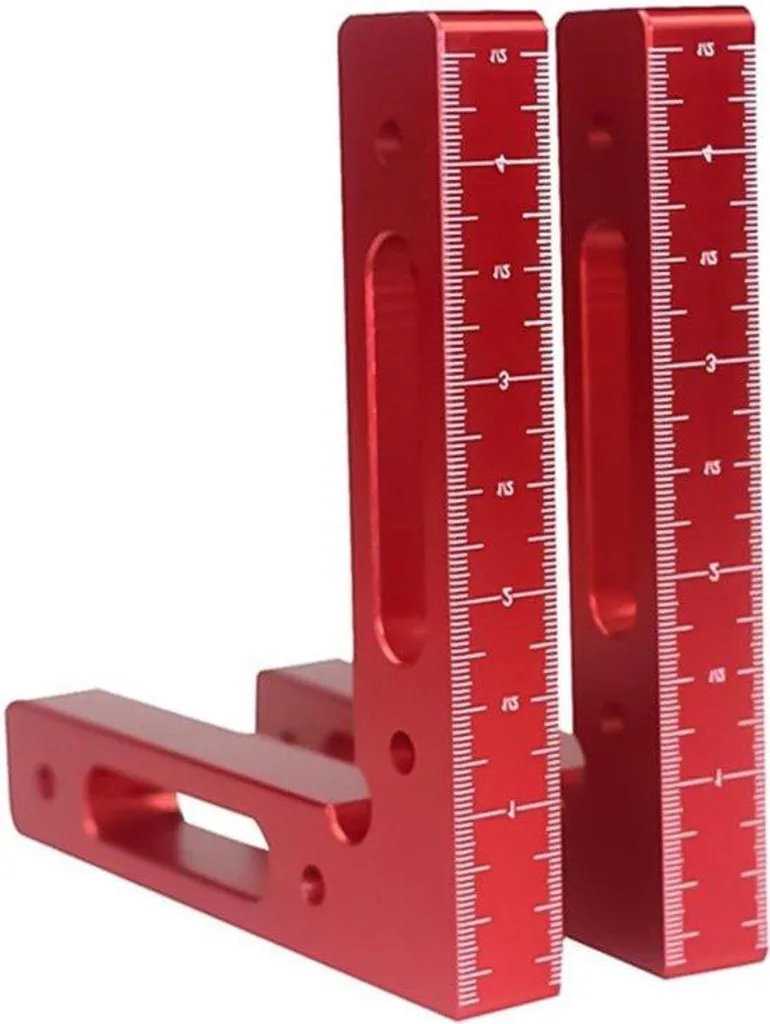Équerre de menuiserie pour assemblage de meubles et cadres à 90 degrés