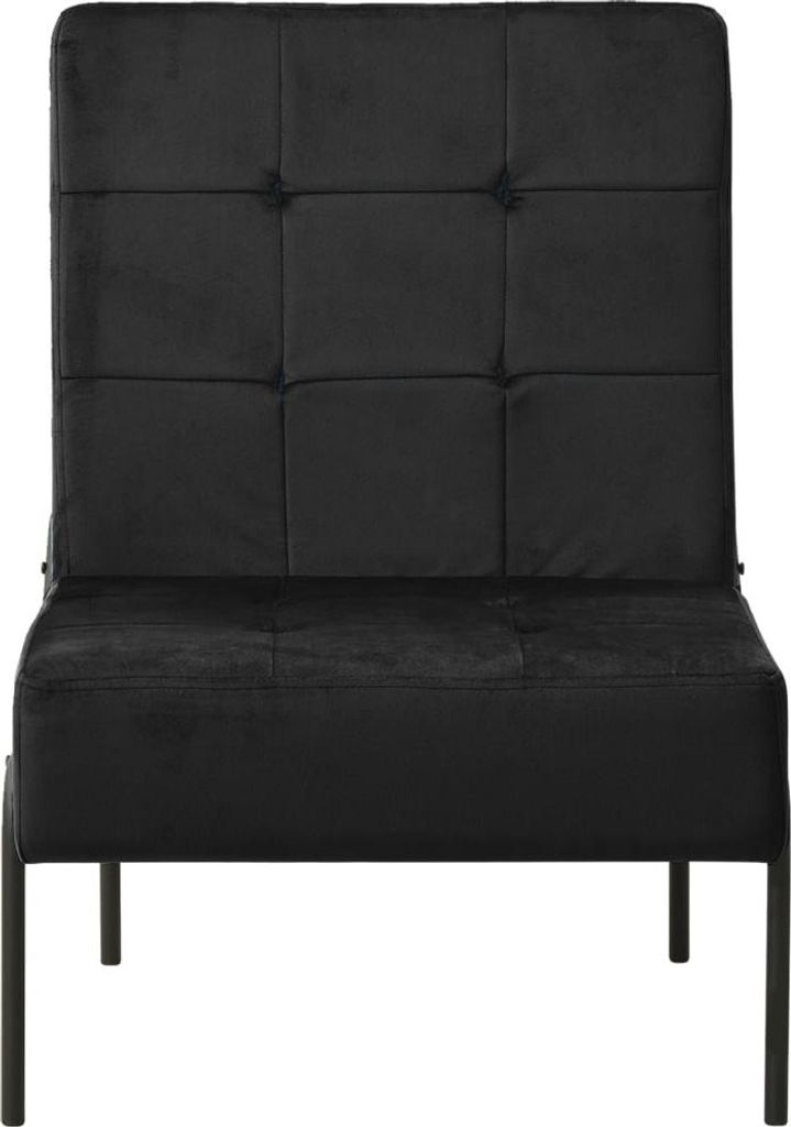 vidaXL Relaxstuhl 65x79x87 cm Schwarz Samt Produktbild 