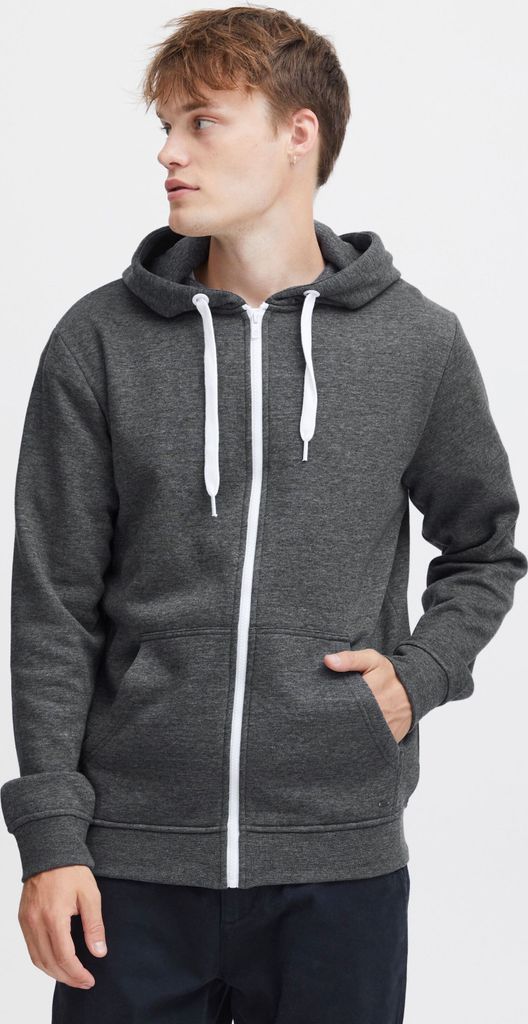 SOLID SDOlli Zip-Hood Herren Sweatjacke Kapuzenjacke Hoodie mit Kapuze Kordelzug Reißverschluss Kängurutasche Regular fit